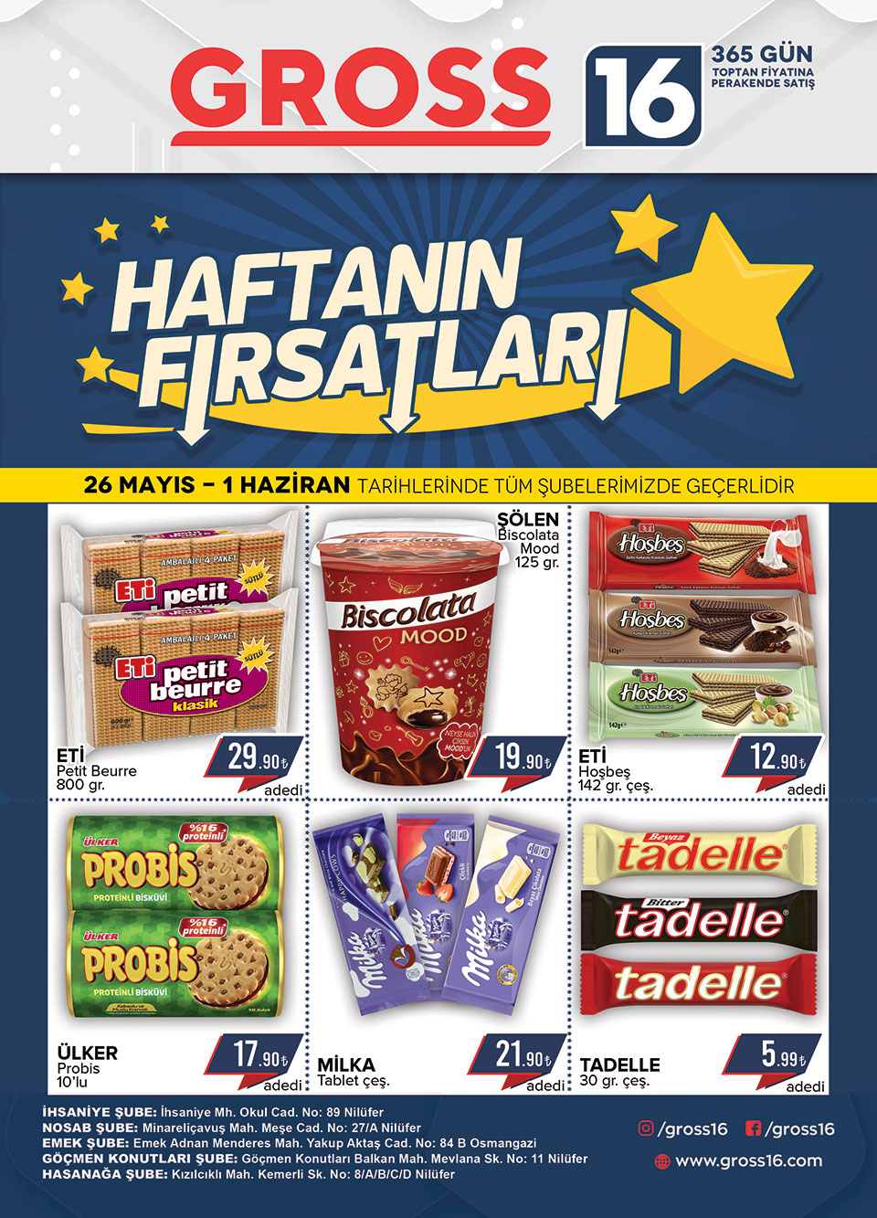 26 MAYIS - 1 HAZİRAN FIRSATLARI