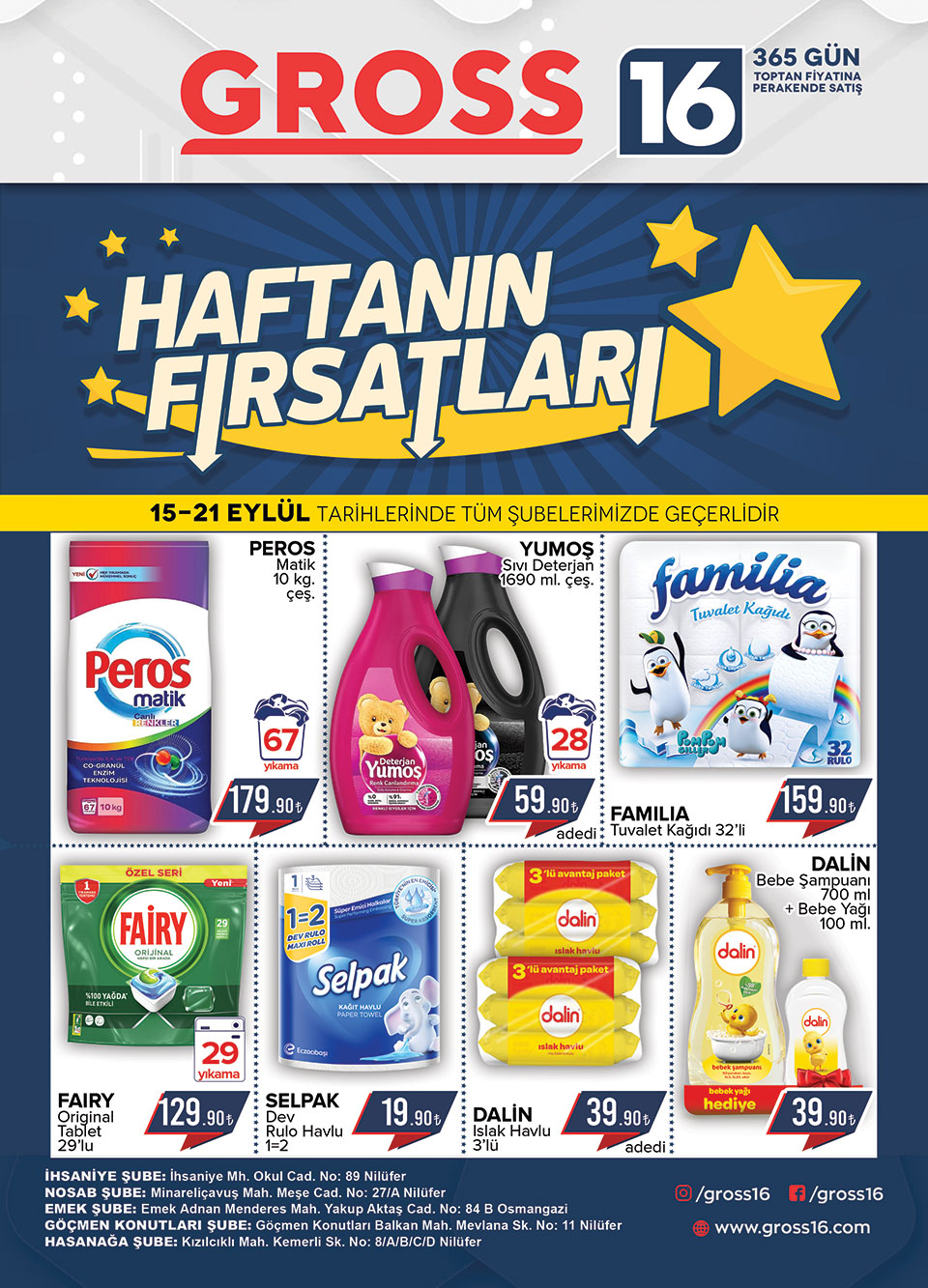15-21 EYLÜL FIRSATLARI