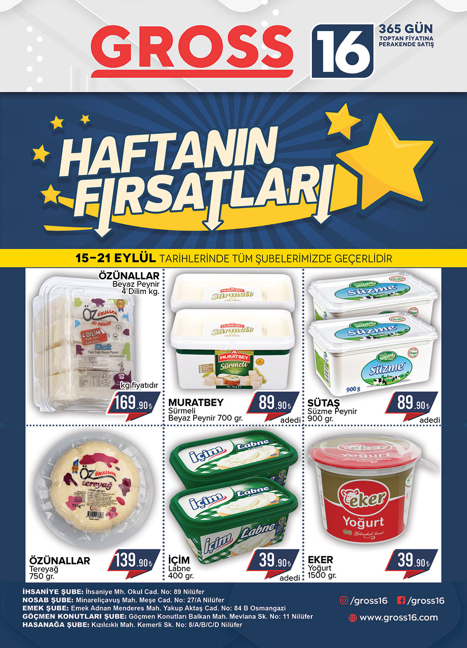15-21 EYLÜL FIRSATLARI