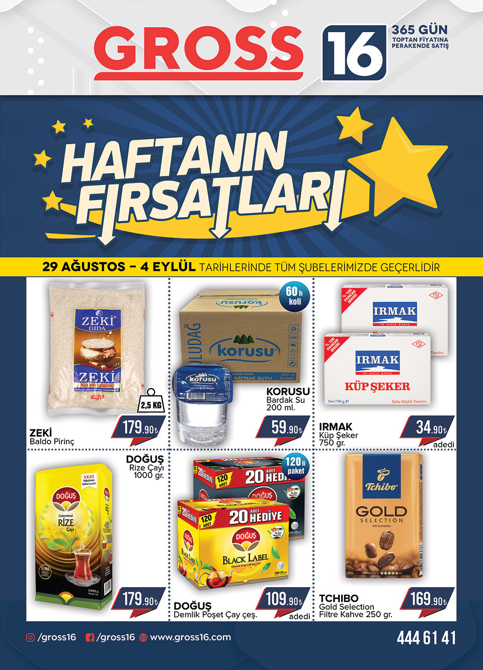 29 AĞUSTOS - 4 EYLÜL FIRSATLARI
