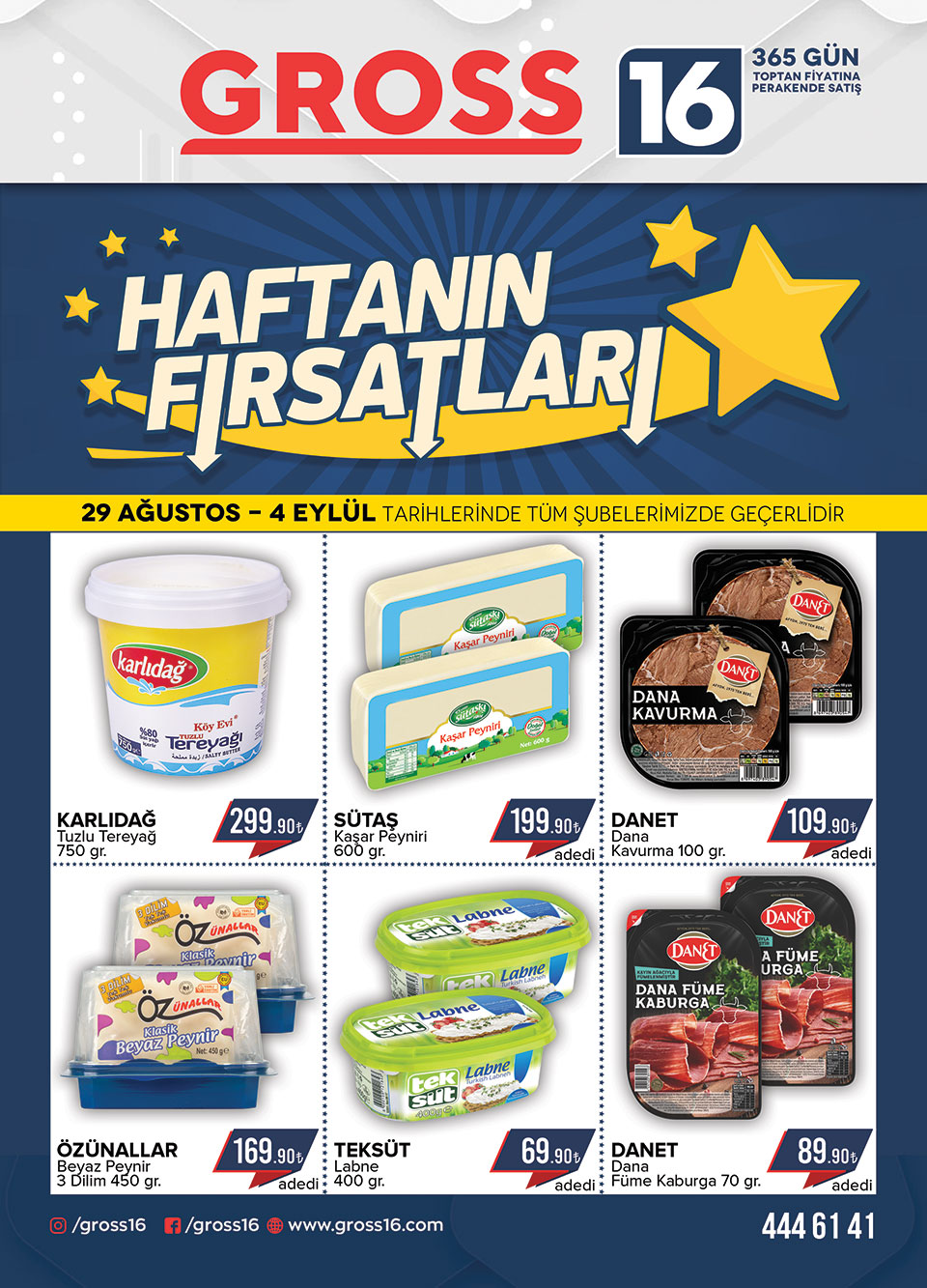 29 AĞUSTOS - 4 EYLÜL FIRSATLARI