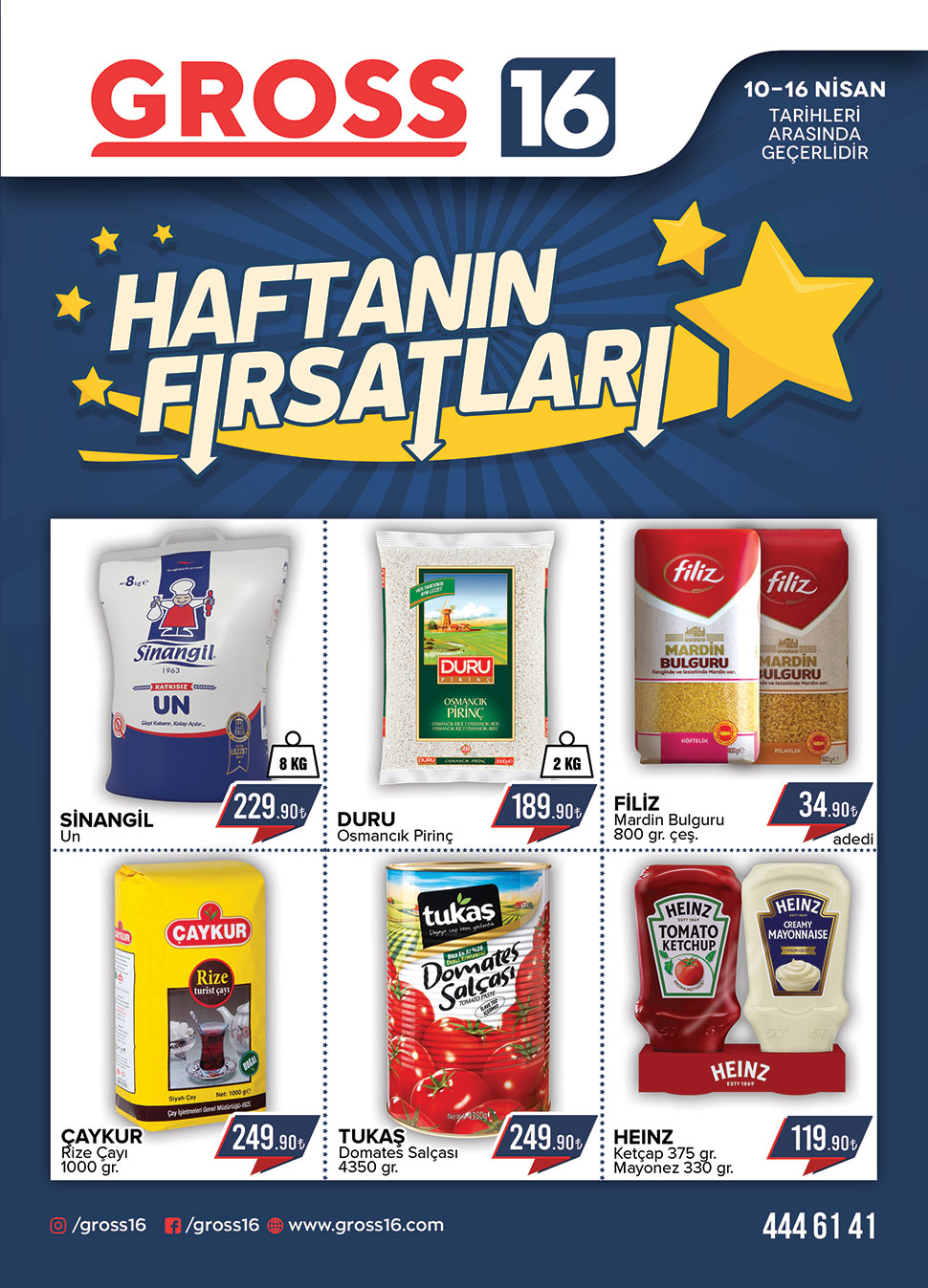 10-16 NİSAN FIRSATLARI
