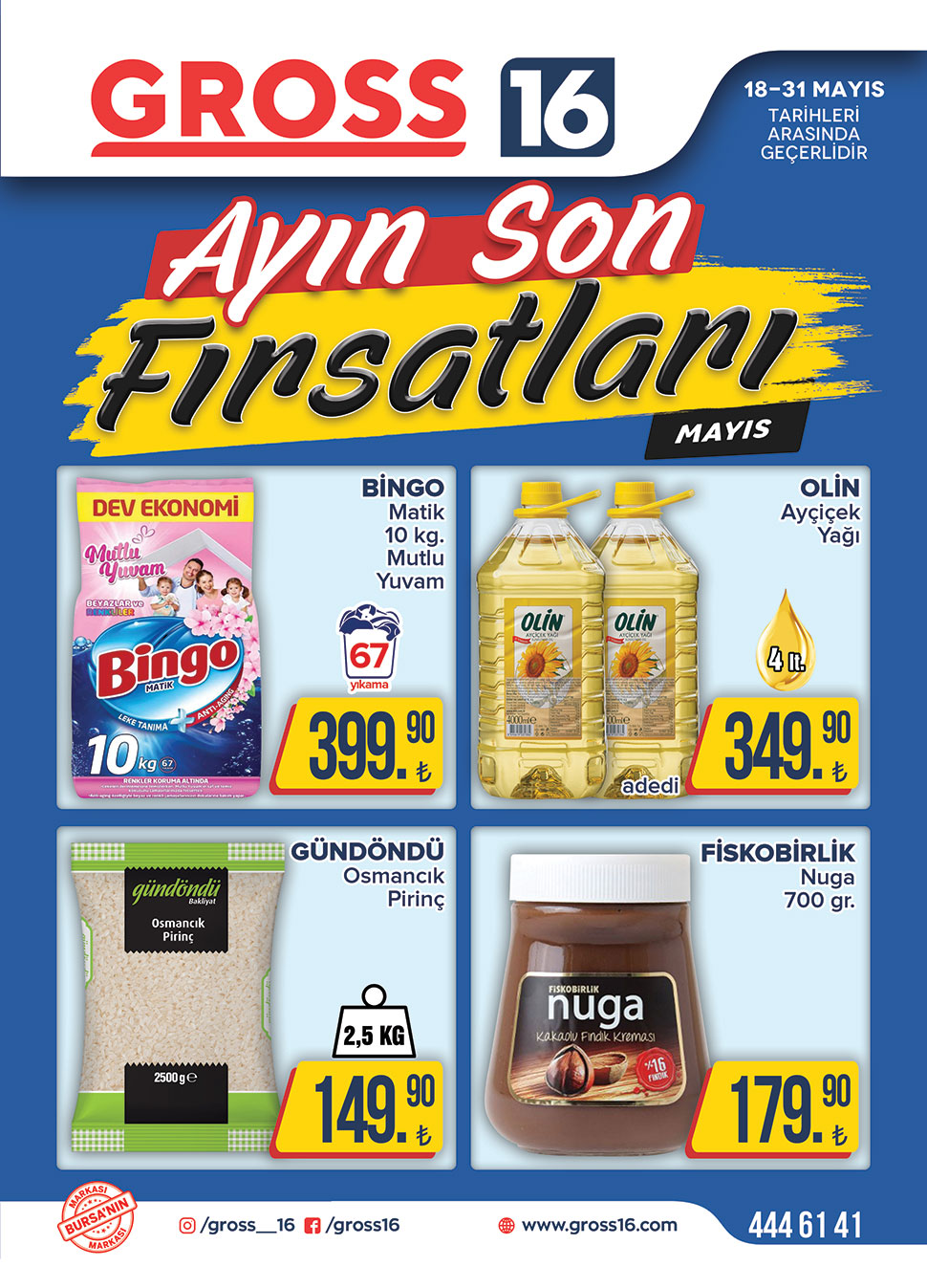 18-31 MAYIS FIRSATLARI