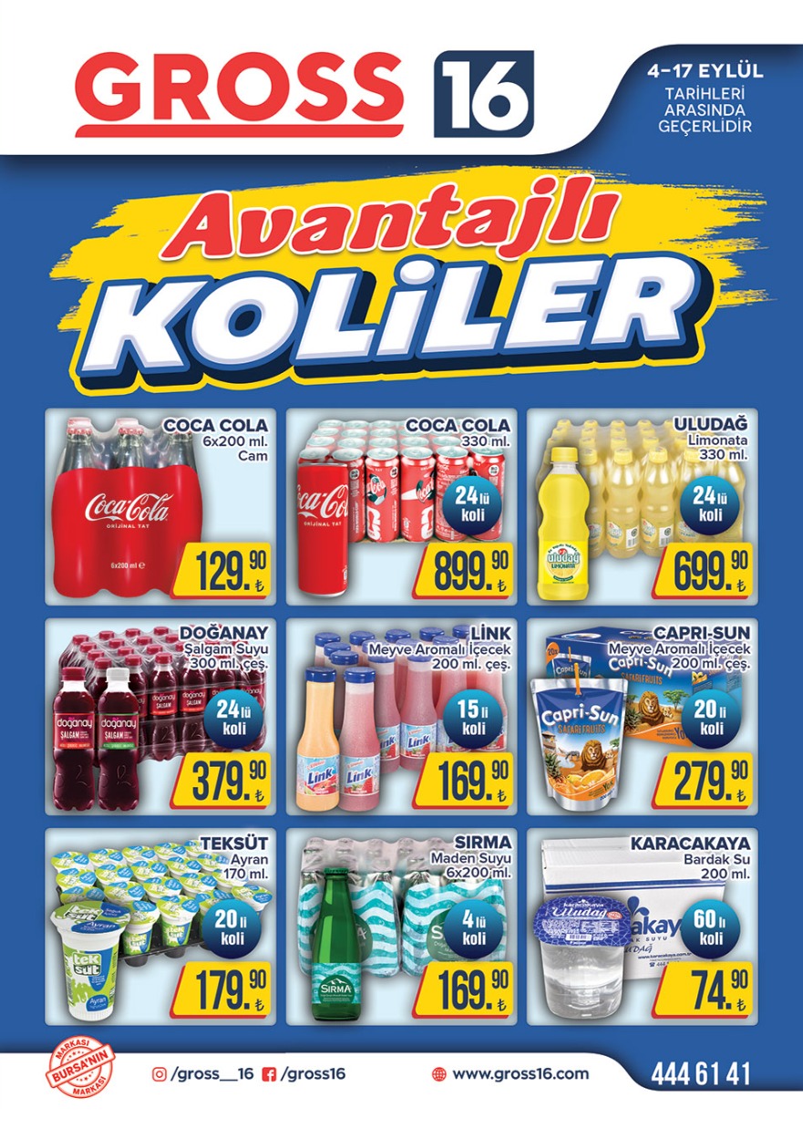 4-17 Eylül Avantajlı Koliler Kataloğu